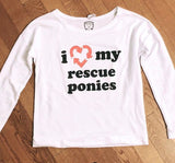 RESCUE PONY TEE’s (3 options)